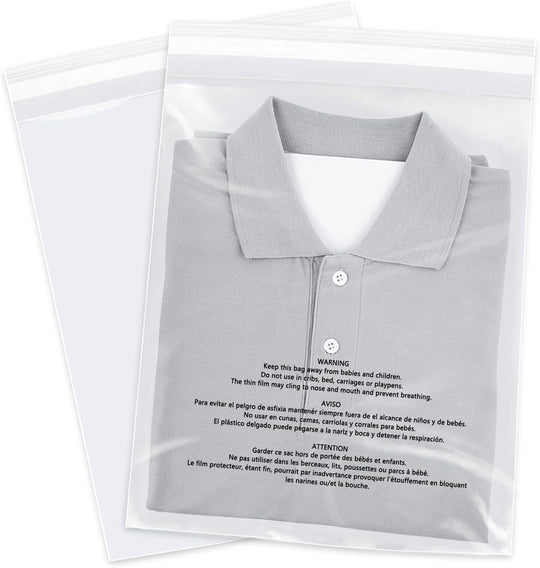 CLEAR PLASTICS POLY BAGS